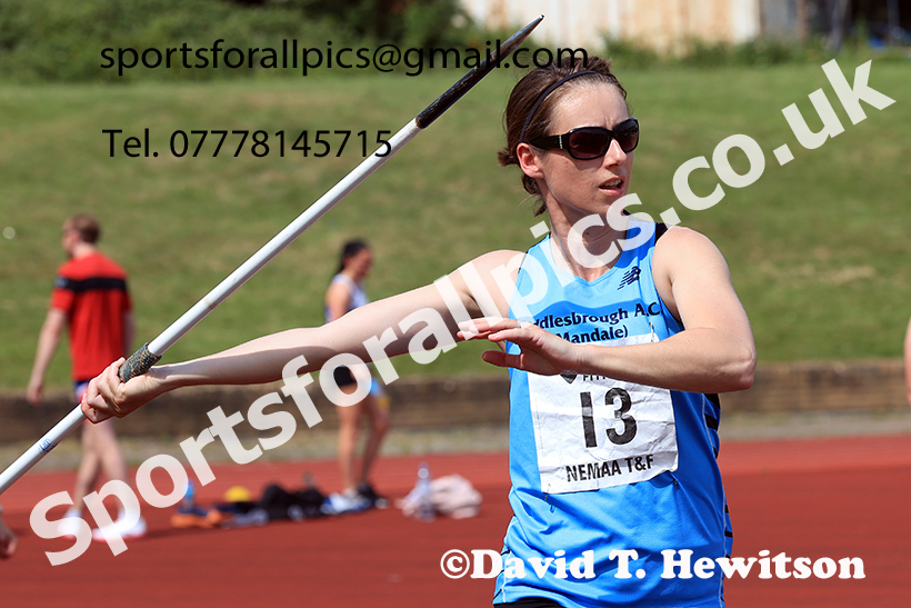 Womens javelin, 2025 NEMAA Track and Field, Monkton. Photo: David T. Hewitson/Sports for All Pics